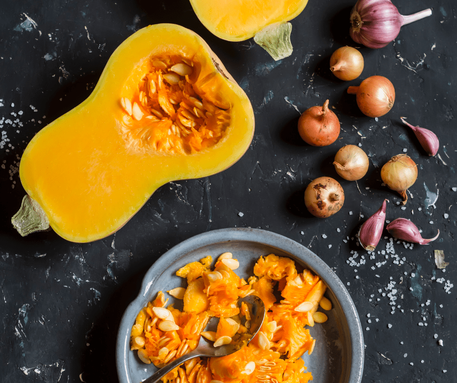 Roasted Butternut Squash & Shallots