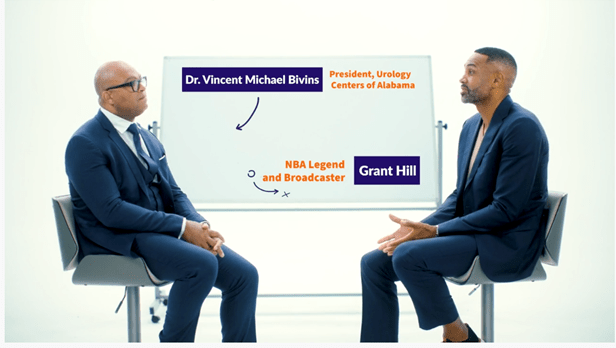 Dr. Bivins Discusses Advanced Prostate Cancer with NBA star Grant Hill
